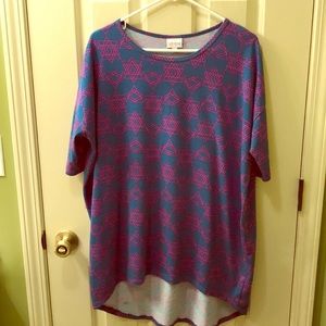 S Lularoe Irma with geometric designs